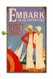 Embark on and Adventure Metal 18x30