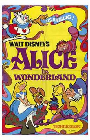 Alice in Wonderland Movie Poster Print