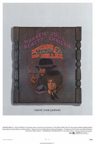Mccabe and Mrs Miller Movie Poster Print