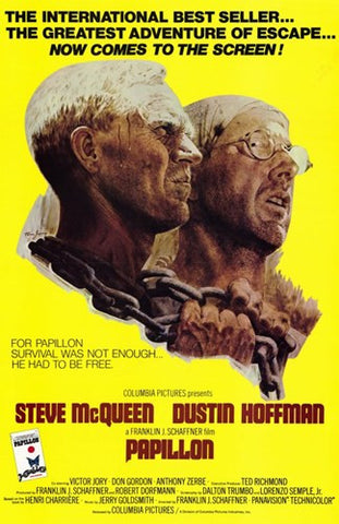 Papillon Movie Poster Print
