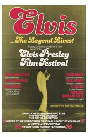 Elvis Presley Film Festival Movie Poster Print