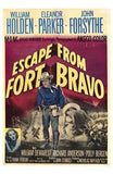 Escape from Fort Bravo Movie Poster Print