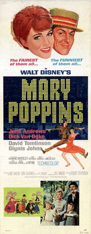 Mary Poppins Movie Poster Print
