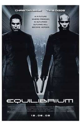 Equilibrium Movie Poster Print