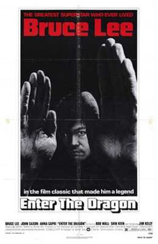 Enter the Dragon Movie Poster Print