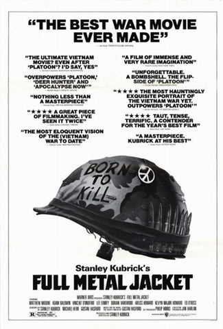 Full Metal Jacket Movie Poster Print