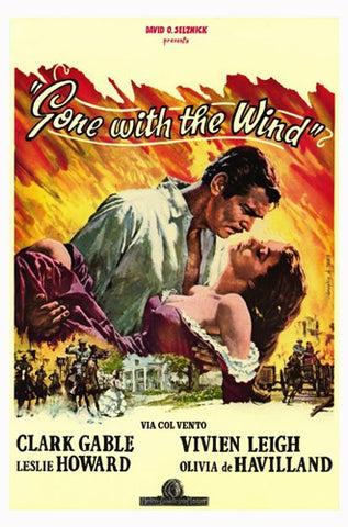 Gone with the Wind Movie Poster Print