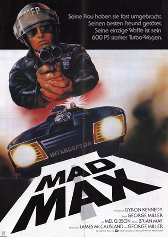 Mad Max Movie Poster Print