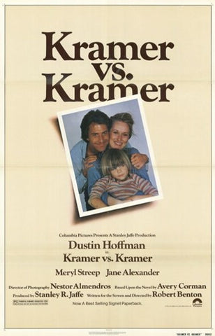 Kramer Vs Kramer Movie Poster Print
