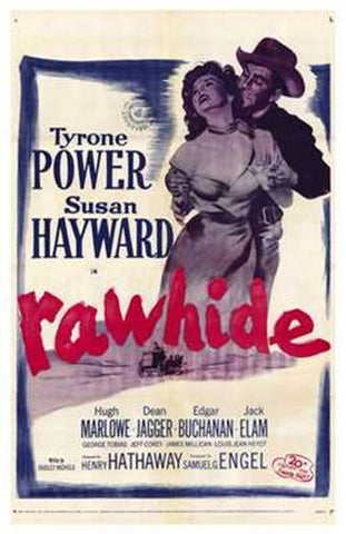 Rawhide Movie Poster Print