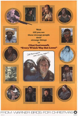 Every Which Way But Loose Movie Poster Print