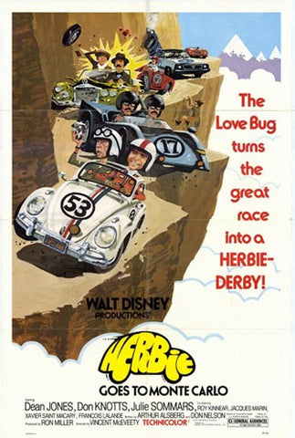Herbie Goes to Monte Carlo Movie Poster Print