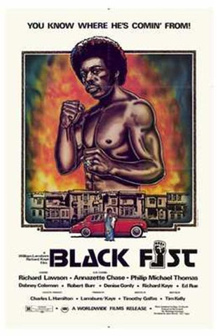 Black Fist Movie Poster Print