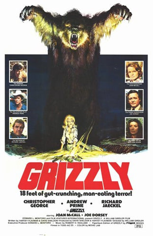 Grizzly Movie Poster Print