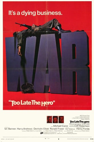 Too Late the Hero Movie Poster Print