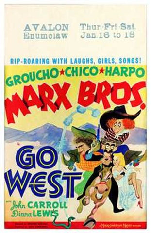Go West Movie Poster Print