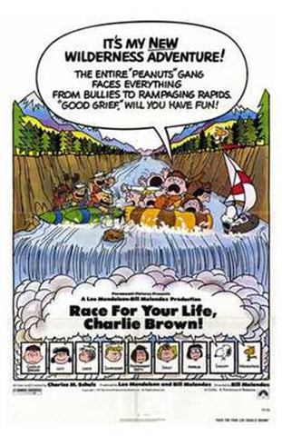 Race for Your Life  Charlie Brown Movie Poster Print