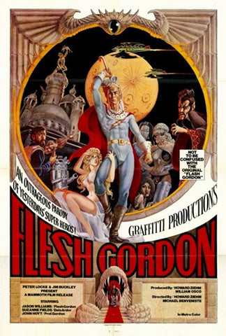 Flesh Gordon Movie Poster Print