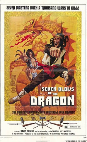 Seven Blows of the Dragon Movie Poster Print