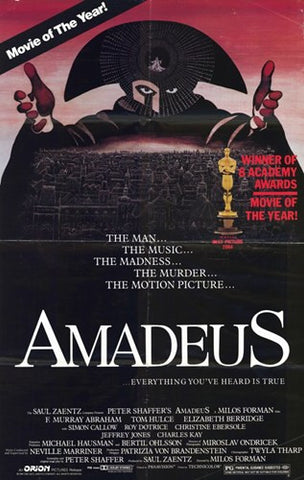 Amadeus Movie Poster Print