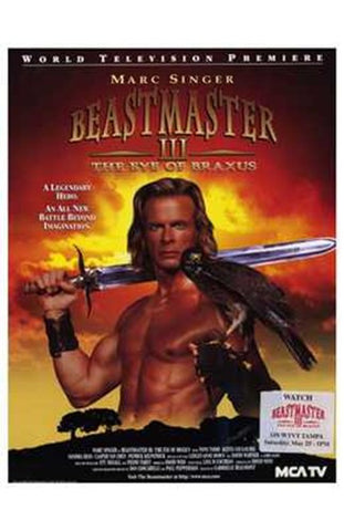 Beastmaster III: the Eye of Braxus Movie Poster Print