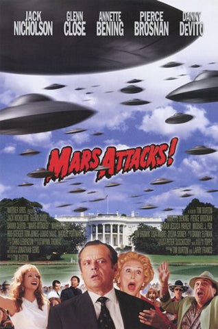 Mars Attacks Movie Poster Print