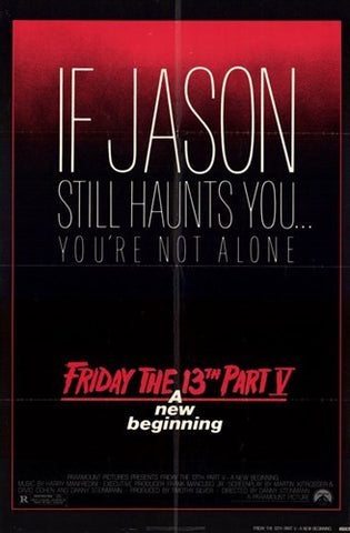 Friday the 13Th PMovie5 New Beginning Movie Poster Print