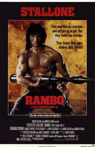 Rambo: First Blood  PMovie2 Movie Poster Print