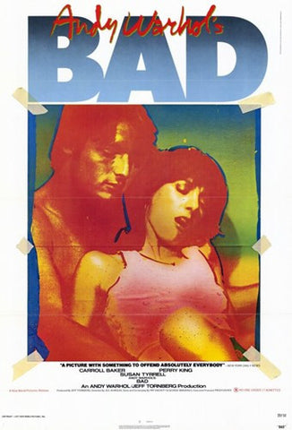 Andy Warhol's Bad Movie Poster Print