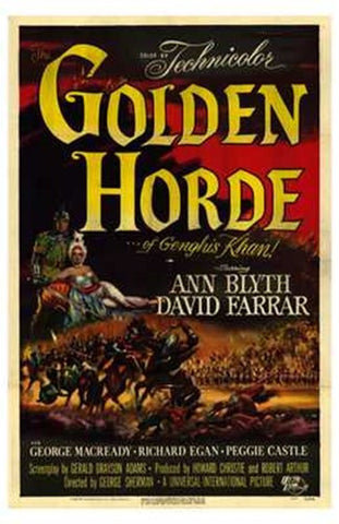 Golden Horde Movie Poster Print