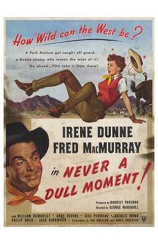 Never a Dull Moment Movie Poster Print