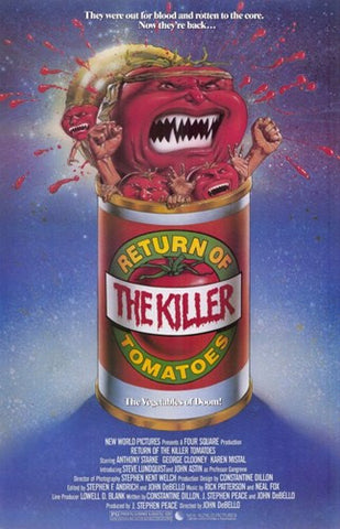 Return of the Killer Tomatoes Movie Poster Print