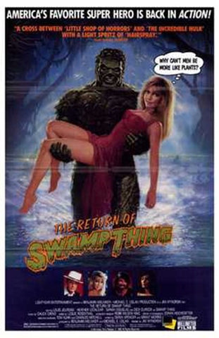 Return of the Swamp Thing Movie Poster Print