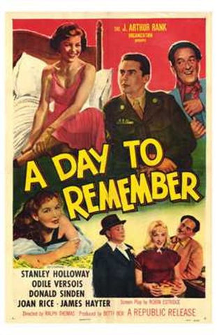 A Day to Remember Movie Poster Print