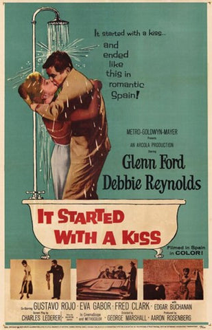 it Started with a Kiss Movie Poster Print