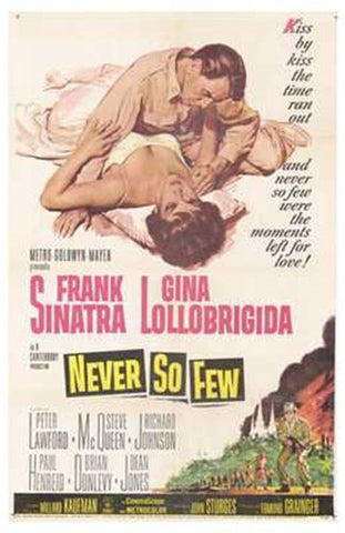 Never So Few Movie Poster Print