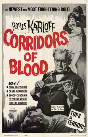 Corridors of Blood Movie Poster Print