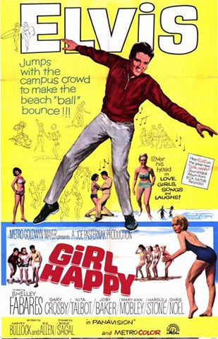 Girl Happy Movie Poster Print