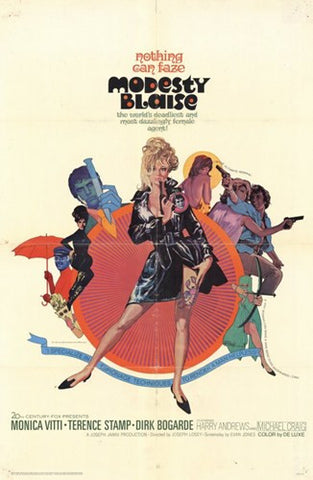 Modesty Blaise Movie Poster Print