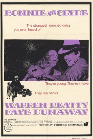 Bonnie and Clyde Movie Poster Print