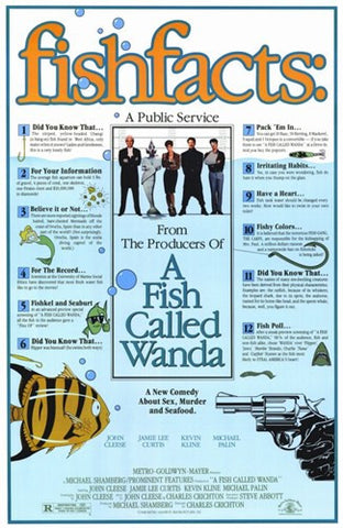 A Fish Called Wanda Movie Poster Print