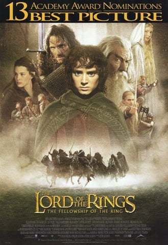 Lord of the Rings: Fellowship of the Ring Movie Poster Print
