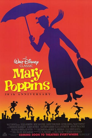 Mary Poppins Movie Poster Print