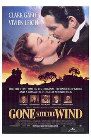 Gone with the Wind Movie Poster Print