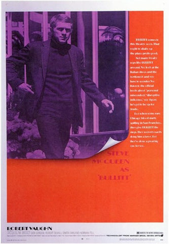 Bullitt Movie Poster Print