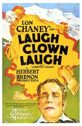 Laugh  Clown  Laugh Movie Poster Print