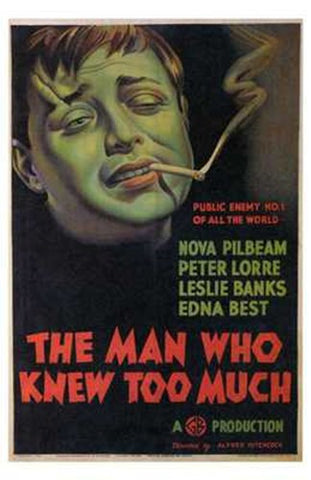 Man Who Knew Too Much Movie Poster Print