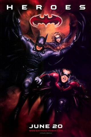 Batman and Robin Movie Poster Print