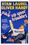 Pack Up Your Troubles Movie Poster Print