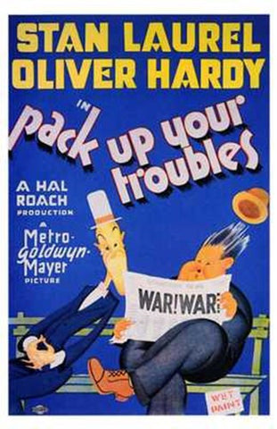 Pack Up Your Troubles Movie Poster Print